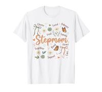 Stepmom Chosen Loved Family Support Design T-Shirt