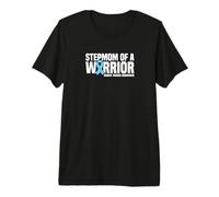 Stepmom of a Warrior Graves’ Disease Awareness Premium T-Shirt