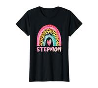 Stepmom Rainbow Mother's Day Love Cute Funny Step-Mom T-Shirt