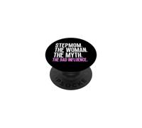 Stepmom The Woman Myth Bad Influence Step-Mom Cool Vintage PopSockets Adhesive PopGrip