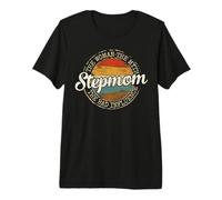 Stepmom Woman Myth Bad Influence Vintage Stamp Mothers Day Premium T-Shirt