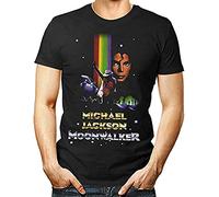 stepmother of Moonwalker T Shirt Michael Jackson Smooth Criminal Gift Thriller Bad Man Black (Medium)