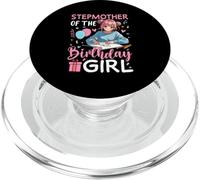 Stepmother Of The Birthday Girl Drawing Sketching Birthday PopSockets PopGrip for MagSafe
