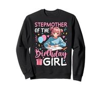 Stepmother Of The Birthday Girl Drawing Sketching Birthday Sweatshirt
