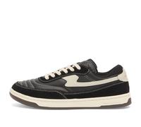 Stepney Workers Club Men's Casson S-Strike Leather Suede Sneaker Black UK 10