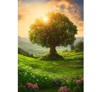 Steppe Tree 200 Piece Jigsaw Puzzles For Adults, Fun Challenging & Brainteasing 200 piece Adult jigsaw puzzle, Impossible puzzles, Gift for Men/Women, Finished Size is 35x25cm