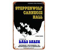 Steppenwolf with Rare Earth (1969) Plaque Poster Metal Tin Sign 8" x 12" Vintage Retro Wall Decor