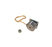 Stepper electronic starter brake DC 24V for NEMA 17 NEMA 23 NEMA34 stepper electronic starter silver color round type electronic starter brake(NEMA 34 brake)