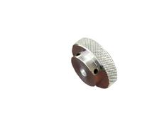 Stepper electronic starter Fine-tune Adjustment Knurled Handwheel Knob Blind-Hole Type Aluminium Alloy Wheel Parts IINKUEYK(Outer diameter 42mm,3mm Blind hole)