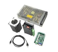 Stepper Motor 1Axis Nema23 57mm Driver Kit 1.2Nm 3NM 2 Phase 3A TB6600 350W Power Mach 3