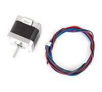 Stepper Motor, 24V 1.5A Nema 17, 2 Phase Industrial Control Motor, 0.4 NM, 1.8° Step Angle, for Automation, Packaging, and Textile Equipment