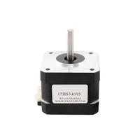 Stepper Motor 34mm 17HS3401S 1.3A 28Ncm 4-lead for DIY 3D Printer 42 Motor Nema17 Stepper motor(17HS3401S X3PCS)
