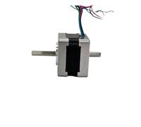 Stepper Motor 4-Line Stepper Motor NEMA14 Dual Output Shaft Motor 12N.cm Current 1A Body Length 28mm Step Angle 1.8° Brushless DC Motor