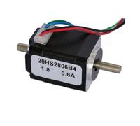 Stepper Motor 4-Wire NEMA 8 Stepper Motor Fuselage Length 28mm Step Angle 1.8° Single Dual Output Shaft 1.4N.cm Current 0.6A/0.2A