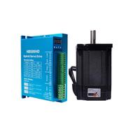 Stepper Motor Bipolar Nema 34 Closed-loop Hybrid Stepper Motor 8.5nm 86HSE8.5N HBS86HD Digital Stepper Drive 2 Phase Stepper Motor Bipolar(Short Cables Kit)