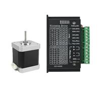 Stepper Motor Bipolar Nema17 Hybrid Open-loop Stepper Motor 2PH 34/40/48/60mm Length 4-Lead 0.28/0.42/0.56/7Nm For 3D Printer Stepper Motor Bipolar(0.28Nm Motor Driver)