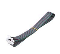 Stepper Motor Cable, 3D Printer Stepper Motor Extension Cable Stepper Motor Wire PH2.0-XH2.54 Female-Female Connector Cable Lead Wire Band for Nema16 Nema17 Stepper Motor 1m/3.2ft