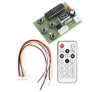 Stepper Motor Driver Controller Board, DC 4-6V 2-Phase 4-Wire Stepper Motor Controller, Speed Regulator with Remote Controller Adjustable 0-9 Shifts Speed for Robotics,DIY Projects