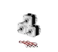 Stepper Motor Nema 17 42mm 2PH Hybrid Open-Loop Stepping 34/40/48/60mm 0.28/0.42/0.56/7Nm(3 Pcs 0.42Nm 40mm)