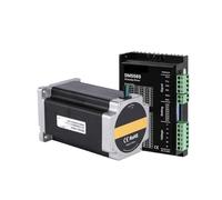 Stepper Motor, Nema 24 Stepper Motor Driver Kit Open Loop 4.0N.m 5A 1.4A-5.6A 18-50VDC for 3D Printer CNC Engraving Milling Machine