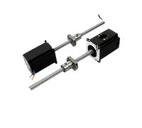 Stepper Motor NEMA23 1.2/2.2/3N with SFU1204 Screw Integrated 100-500mm(Effective 400,57HS82 2.2N)
