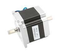 Stepper Motor, Nema23 Dual Shaft CNC Stepper Motor 57x56 NEMA 23 Stepper Motor D=8mm 3A 1.26N.m Double Shaft Stepping Motor 180Oz-in(6.35mm)