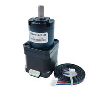 Stepper motors, 1pc 42BYG Stepper Motor 40mm Body Length with 3.71:1~139:1 Ratio NEMA17 Planetary Gear Stepping with Gearbox(17HS4401SPG100)