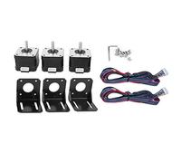 STEPPER MOTORS SET HIGH RESOLUTION PRINTING ACCESSORIES 3D PRINTER MONITORING EQUIPMENT BLACK STAINLESS STEEL 42BYGHW609 34MM 12V