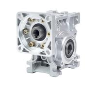STEPPERONLINE 50:1 Worm Gearbox NMRVS40 Worm Gear Speed Reducer 14mm Input Shaft Diameter for Nema 34 Stepper Motor