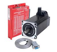 STEPPERONLINE Closed Loop Stepper Motor 1 Axis CNC KIT 3.0 Nm/424.92oz.in 5.0A Nema 23 Motor with 1.5 Meter Cables & 0-7.0A 24-50VDC Closed Loop Stepper Driver CL57Y-V20