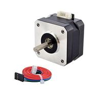 STEPPERONLINE Nema 17 Pancake Stepper Motor 1.2A Bipolar 1.8 Degree 4-Lead for 3D Printer CNC Extruder, 42x30
