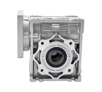 STEPPERONLINE Worm Gearbox NMRV040 Speed Reducer Input 14mm Output 18mm Gear Ratio 5:1 to 50:1 Suitable for Nema 34 electronic starter ICXLPMC(Ratio 50 to 1)