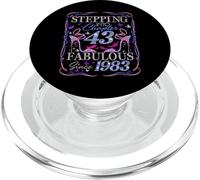 Stepping Into 43 Fabulous Since 1983 43rd Birthday Women PopSockets PopGrip for MagSafe