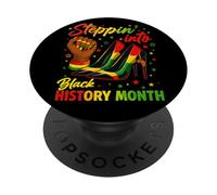 Stepping into Black History Month High Heels Girls Women PopSockets Adhesive PopGrip