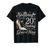Stepping Into My 20th Birthday with God's Grace & Mercy T-Shirt