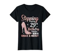 Stepping Into My 29th Birthday Shirt Women 29 Year Old Bday T-Shirt