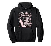 Stepping Into My 40th Birthday With God's Grace & Mercy Pullover Hoodie