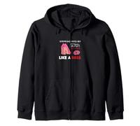 Stepping into my 50th birthday Zip Hoodie