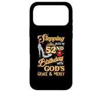 Stepping Into My 52nd Birthday With God's Grace Mercy 52 Case for iPhone 17 Pro Max