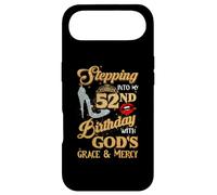Stepping Into My 52nd Birthday With God's Grace Mercy 52 Case for iPhone Air