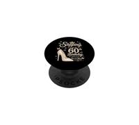 Stepping Into My 60th Birthday With God's Grace & Mercy PopSockets Adhesive PopGrip
