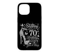 Stepping Into My 70th Birthday With God's Grace & Mercy Case for iPhone 15