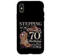 Stepping Into My 70th Birthday With God's Grace & Mercy Case for iPhone X/XS