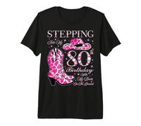 Stepping Into My 80th Birthday with My Boots On The Ground Premium T-Shirt