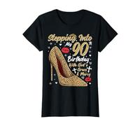 Stepping Into My 90th Birthday with God's Grace and Mercy T-Shirt