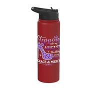 Stepping into My August Birthday with God's Grace and Mercy Stainless Steel Insulated Water Bottle