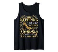 Stepping Into My December Birthday with Gods Grace Tank Top