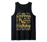 Stepping Into My January Birthday with Gods Grace Tank Top