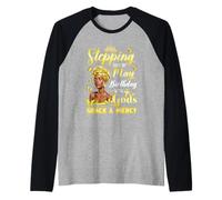 Stepping Into My May Birthday Afro Woman Religious Bday Raglan Baseball Tee