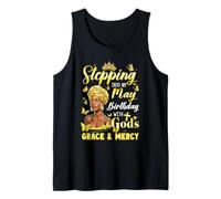 Stepping Into My May Birthday Afro Woman Religious Bday Tank Top